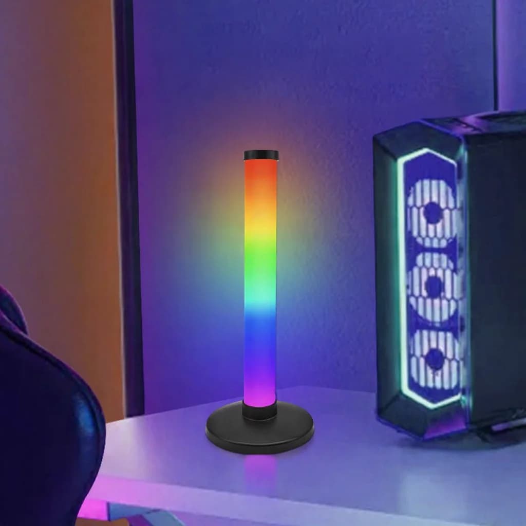 ไฟสร้างบรรยากาศ RGB ตอบสนองเสียง สำหรับโต๊ะเกมมิ่ง