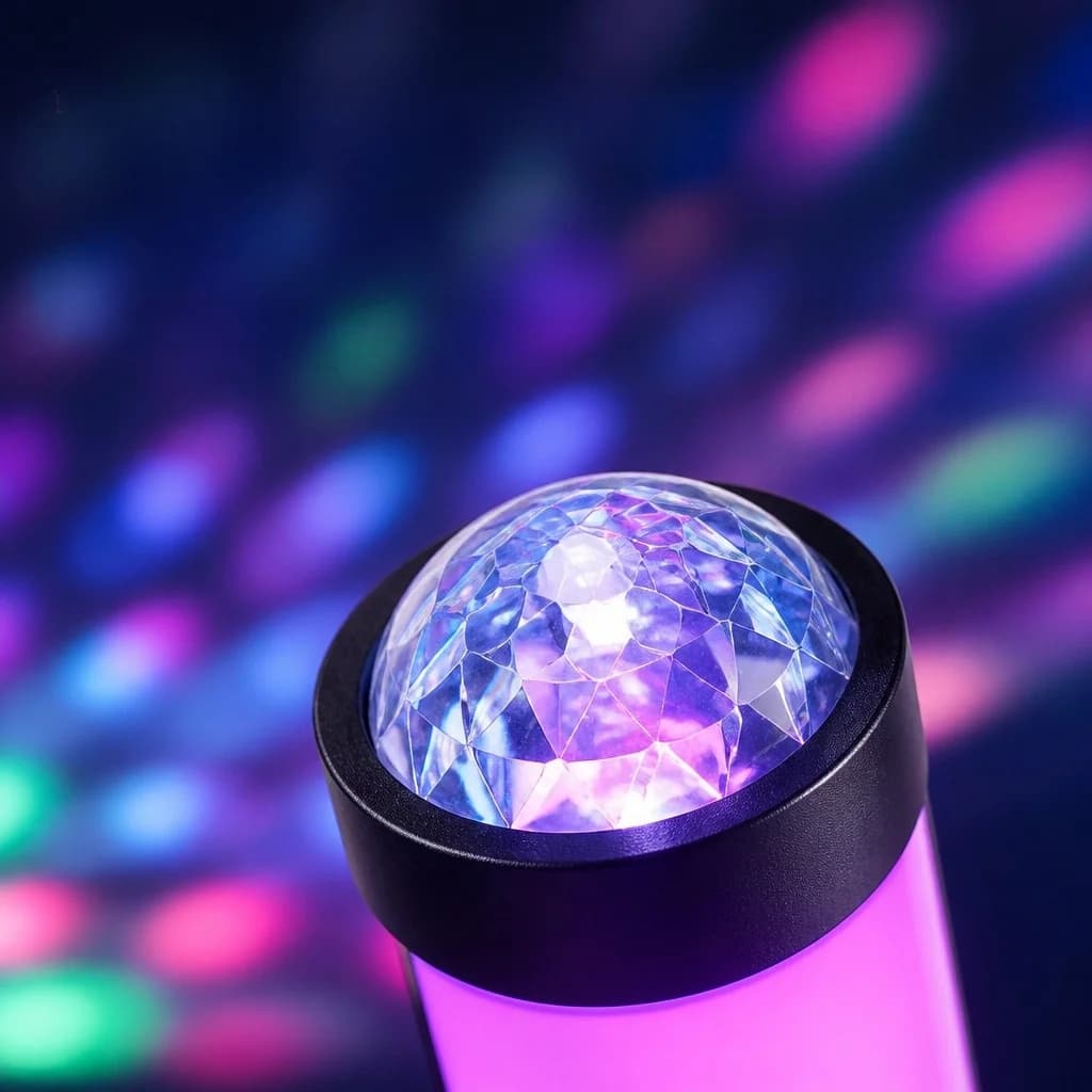 โคมไฟโปรเจคเตอร์บรรยากาศ RGB ซิงค์เพลง พร้อมรีโมทคอนโทรล