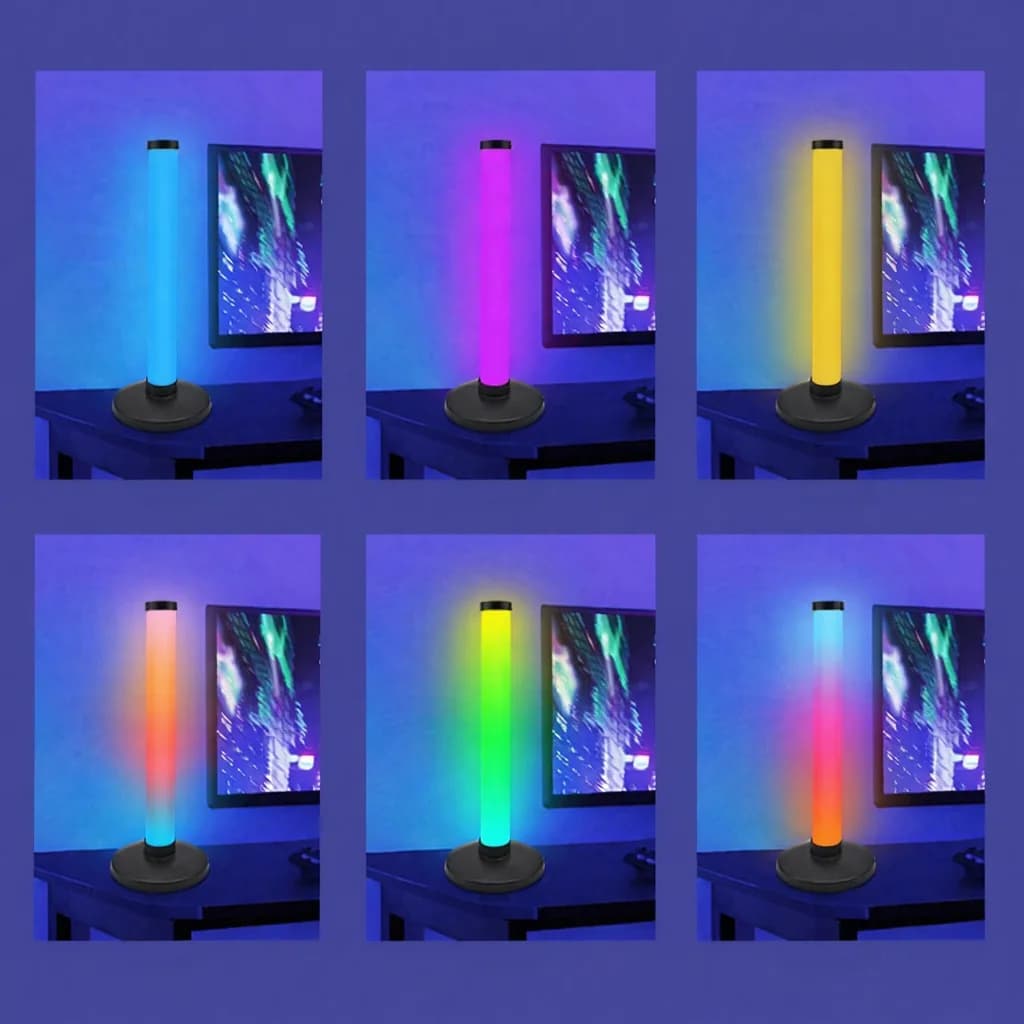 ไฟสร้างบรรยากาศ RGB ตอบสนองเสียง สำหรับโต๊ะเกมมิ่ง