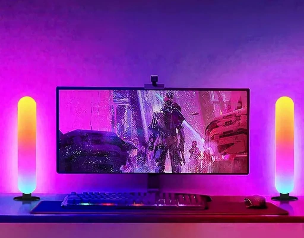 ไฟบรรยากาศ RGB LED ซิงค์เพลงผ่าน Bluetooth ควบคุมผ่านแอป