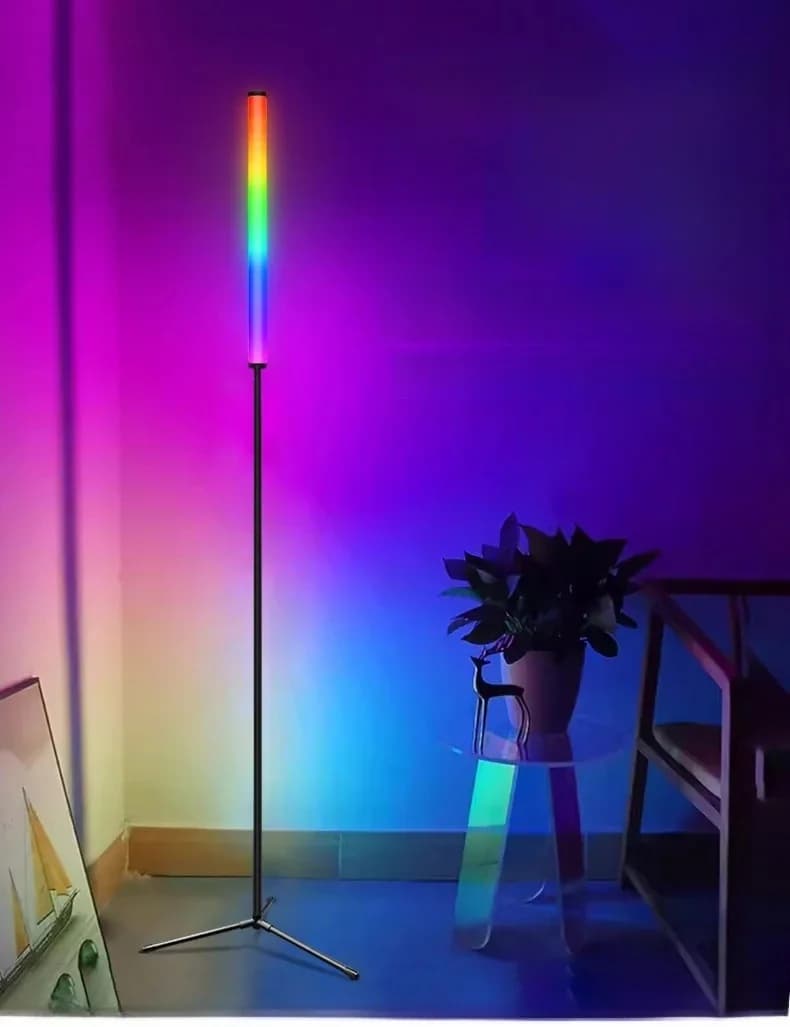 โคมไฟตั้งพื้นเปลี่ยนสี RGB ซิงค์เพลงและควบคุมผ่านแอป