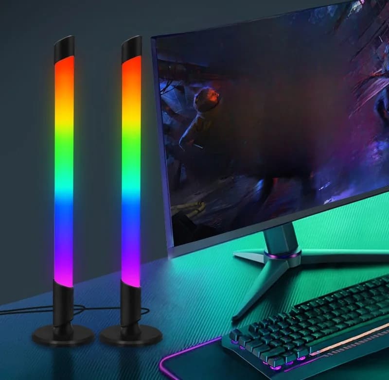 ไฟบรรยากาศ RGB เชื่อมต่อเพลงผ่าน USB สำหรับโต๊ะเกมมิ่ง
