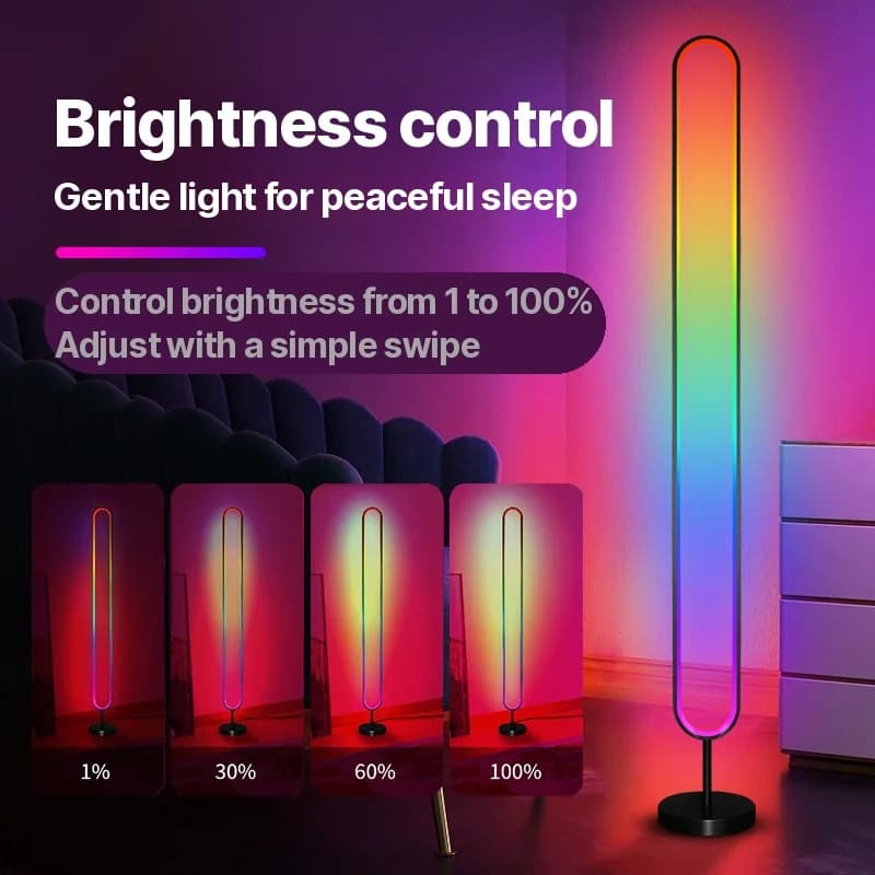 ไฟบรรยากาศ LED RGB เปิดด้วยเสียง ควบคุมผ่านแอป