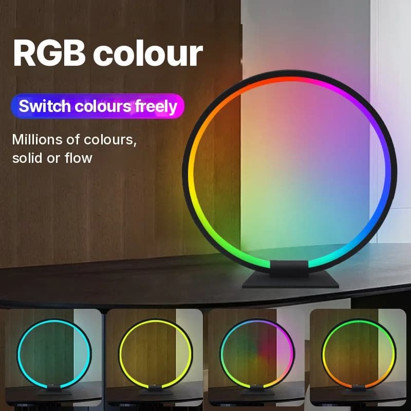 โคมไฟกลางคืน LED บรรยากาศ RGB ซิงค์เพลง