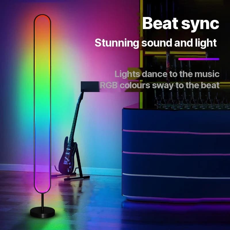 ไฟบรรยากาศ LED RGB เปิดด้วยเสียง ควบคุมผ่านแอป