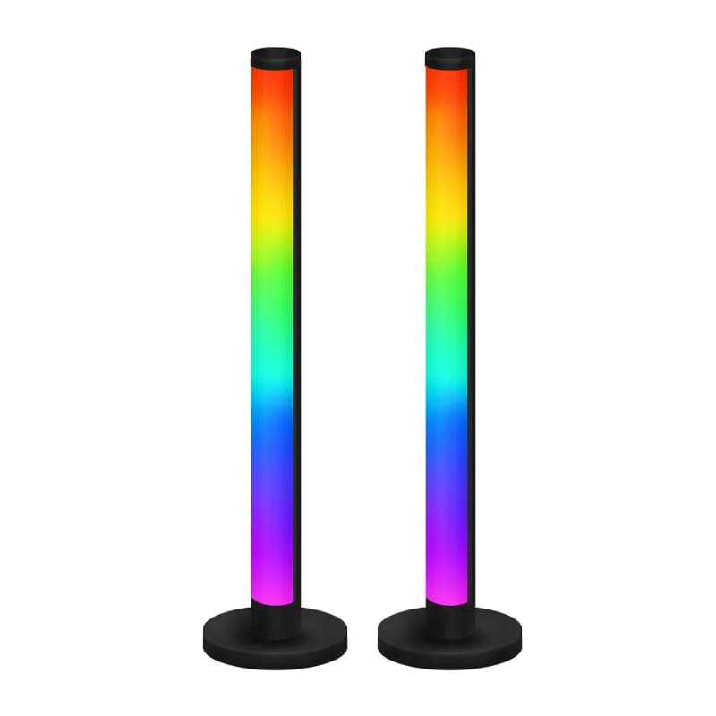 โคมไฟตั้งโต๊ะ RGB LED ตอบสนองต่อเสียง ควบคุมผ่านแอป