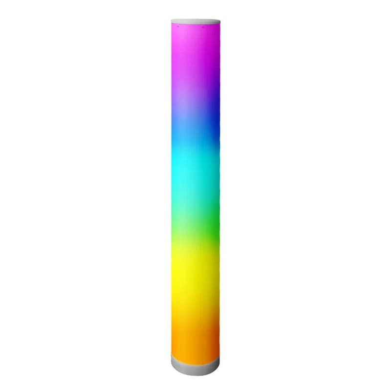 โคมไฟตั้งพื้นทรงกระบอก RGB พร้อมรีโมทซิงค์เพลง สำหรับตกแต่งบ้าน