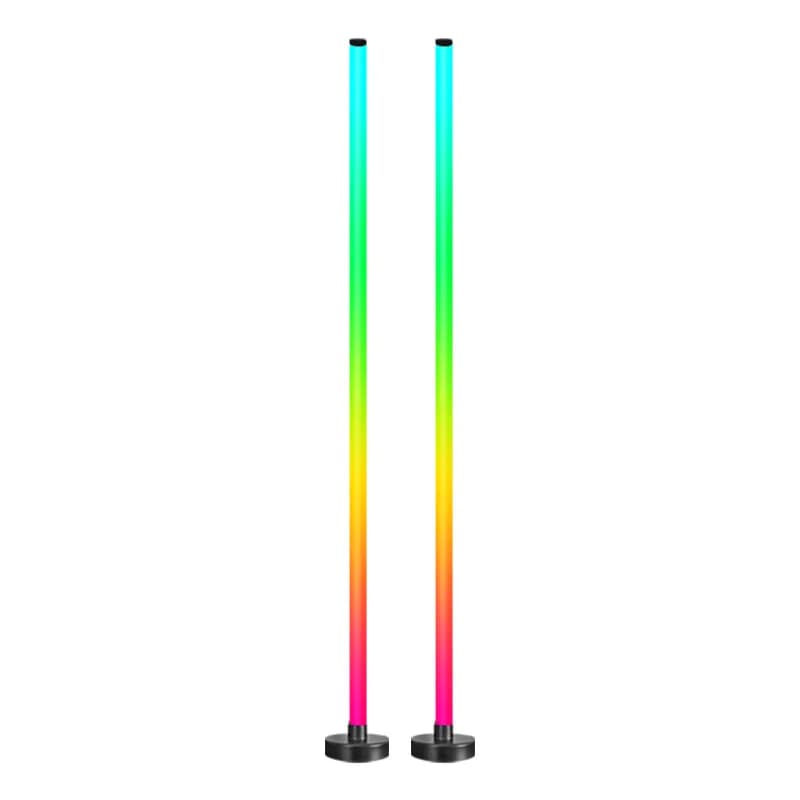 โคมไฟตั้งพื้น RGB ซิงค์เพลง แสงกระจาย 360° ควบคุมผ่านแอปสำหรับเกม